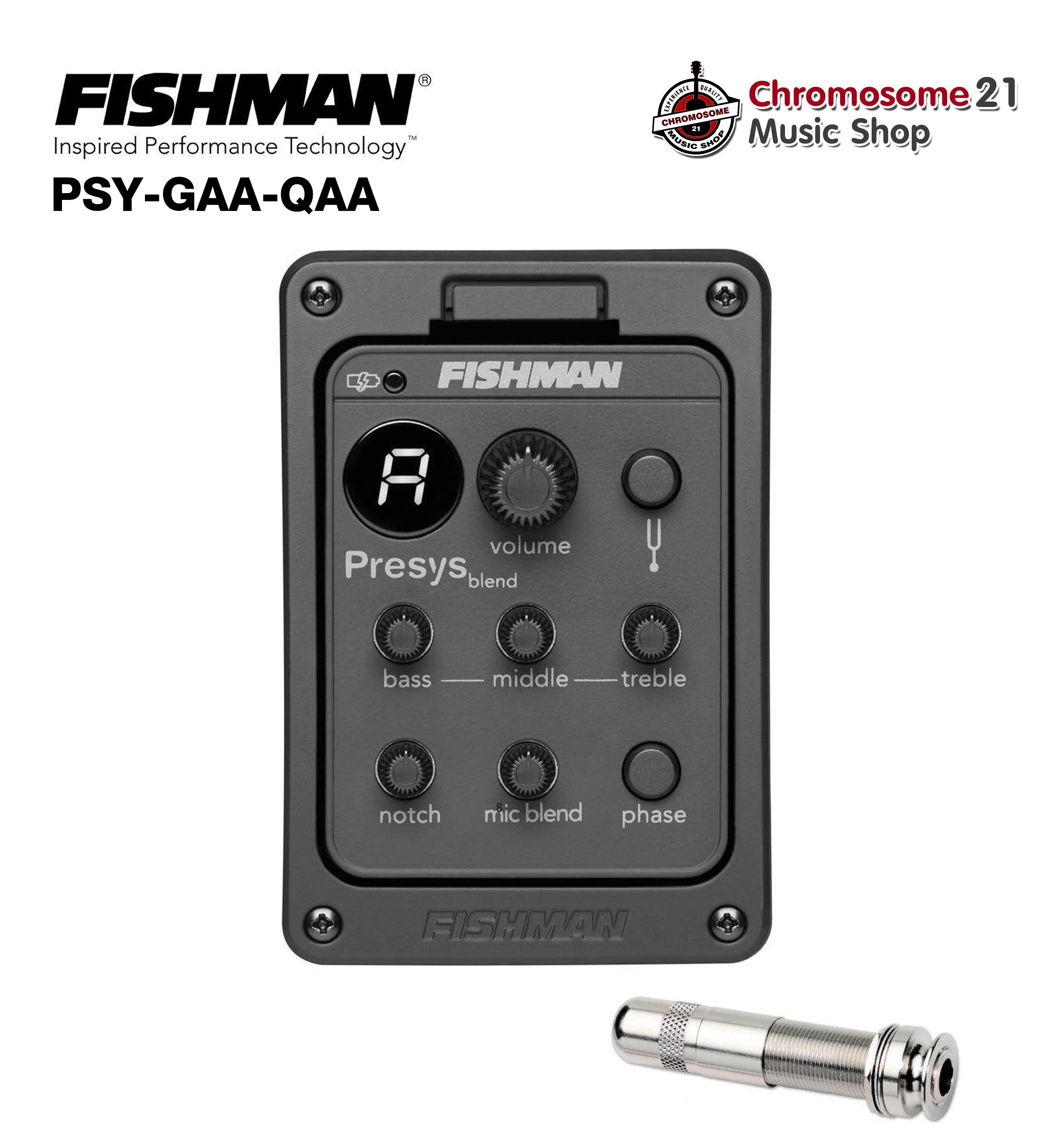 ปิ๊กอัพกีตาร์โปร่ง Fishman – PSY-GAA-QAA แท้100%