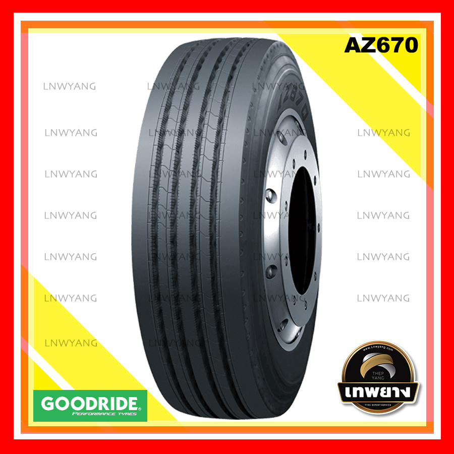 11R22.5 ยี่ห้อ Goodride 16PR รุ่น AZ670 ยางรถบรรทุก เรเดียล