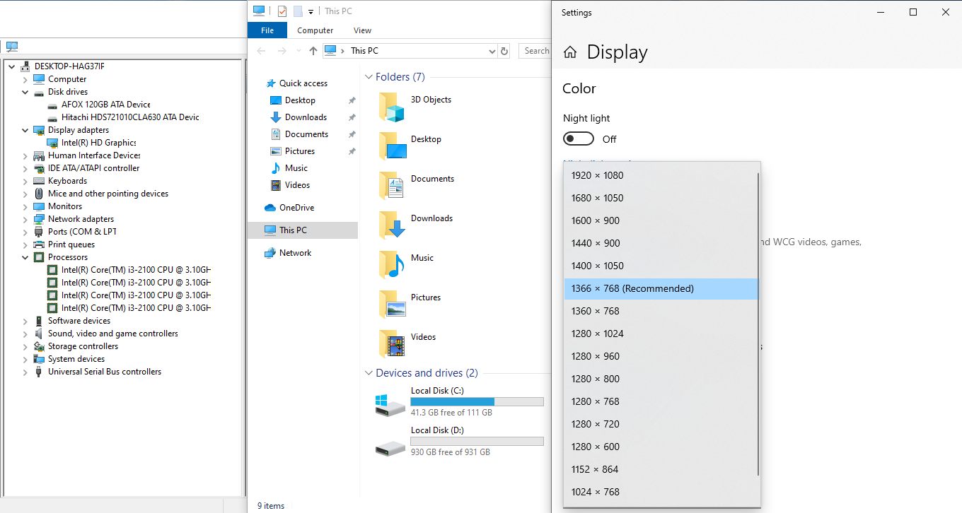PCประกอบ intel i3-2100 RAM 4GB HD 1TB