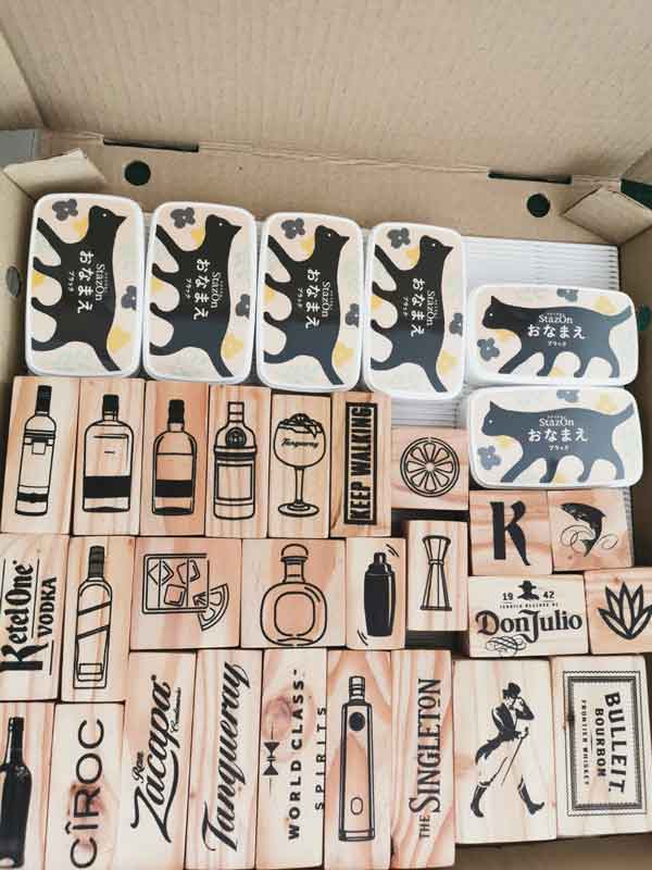 พิมพ์ด้ามตราปั๊มไม้ สกรีนด้ามตรายางไม้