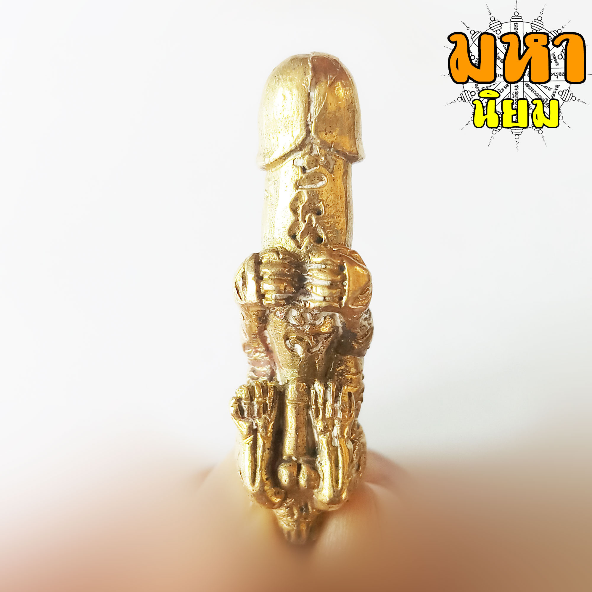 เสือปลัดขิก หลวงพ่อเปิ่น วัดบางพระ จ.นครปฐม เนื้อกะไหล่ทอง