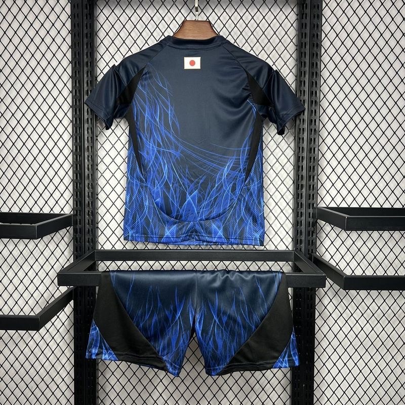ชุดฟุตบอลเด็ก – ทีมชาติญี่ปุ่น สีน้ำเงิน Fans Edition เกรดแฟนบอล 2024