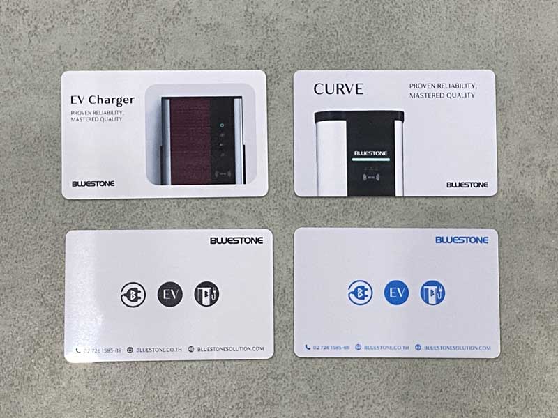 พิมพ์คีย์การ์ดแข็ง พิมพ์ Key card RFID 4 สี ไม่ลอกง่าย