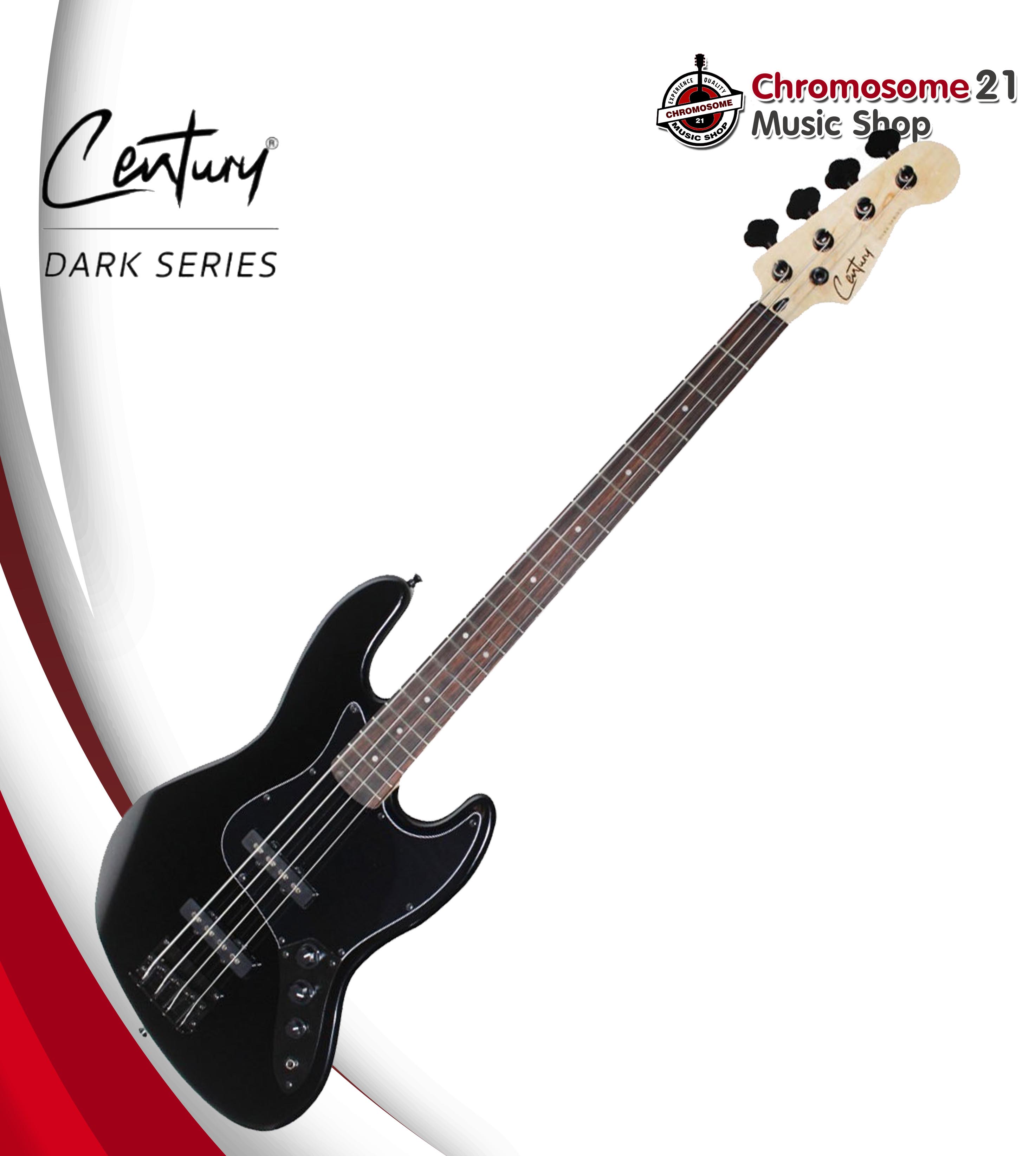 เบส 4 Century DJB Dark Series Jazz Bass (สีดำ)
