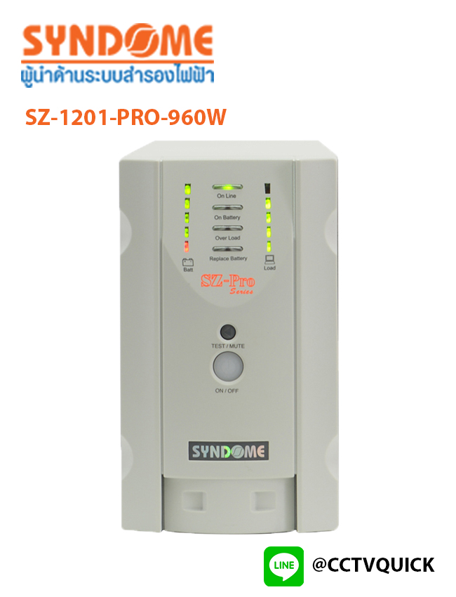เครื่องสำรองไฟ Lineinteractive with Stabilizer รุ่น SZ‐1201‐PRO‐960W