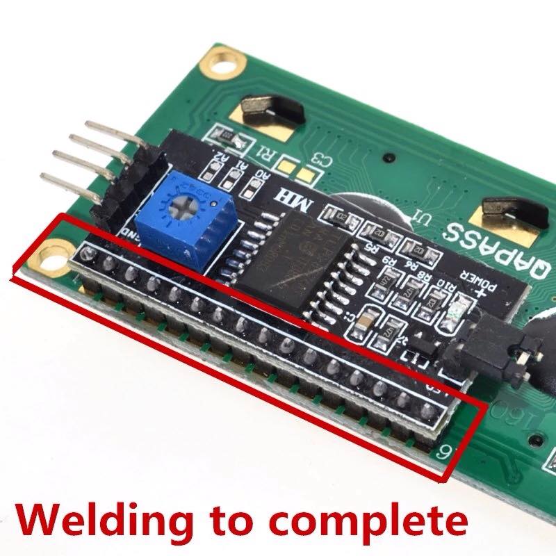 1602 LCD (YellowScreen) 16x2 LCD with backlight of the LCD screen พร้อม I2C Interface