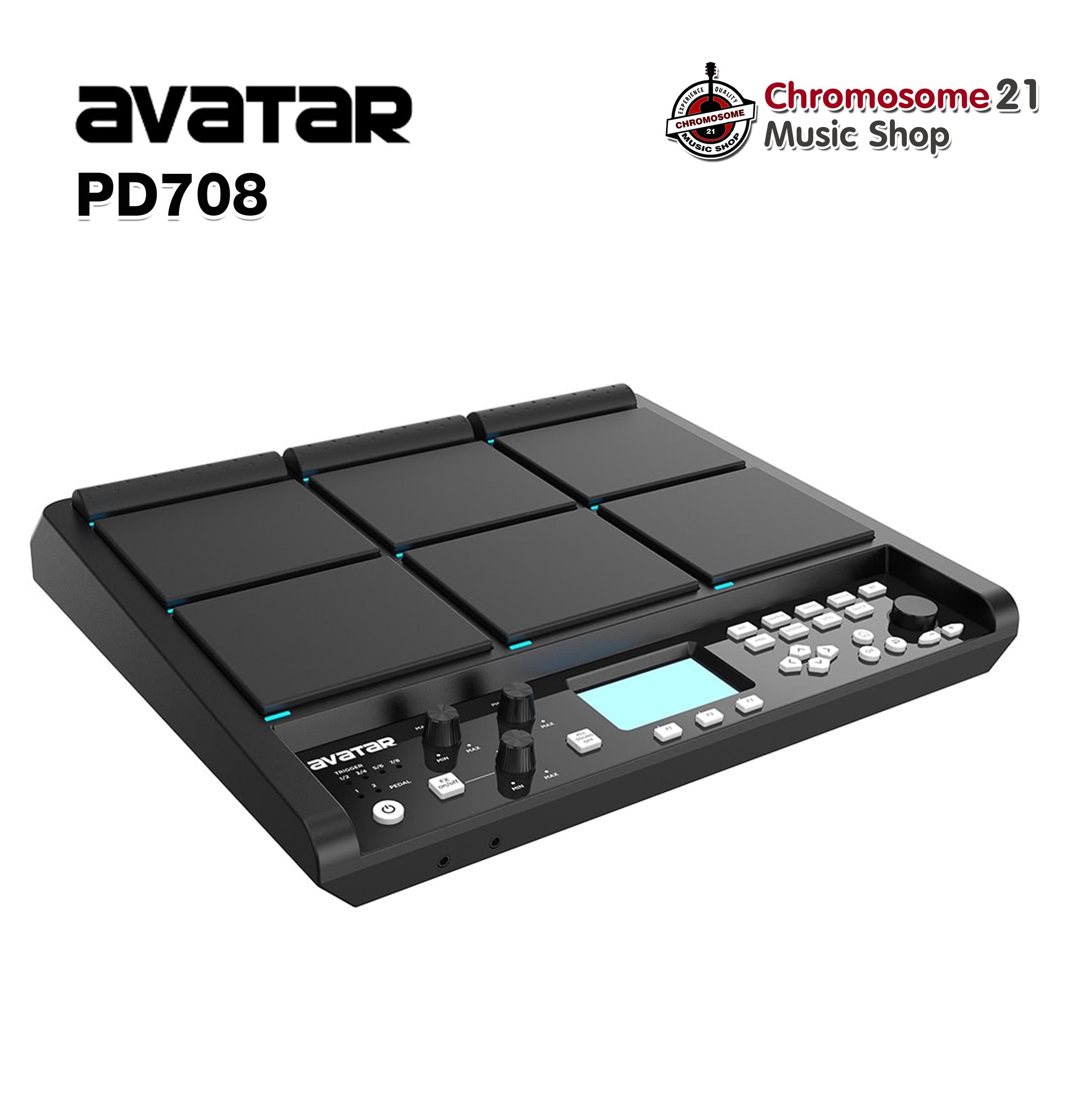 กลองไฟฟ้าแบบแพด Avatar PD708 Sampler Pad
