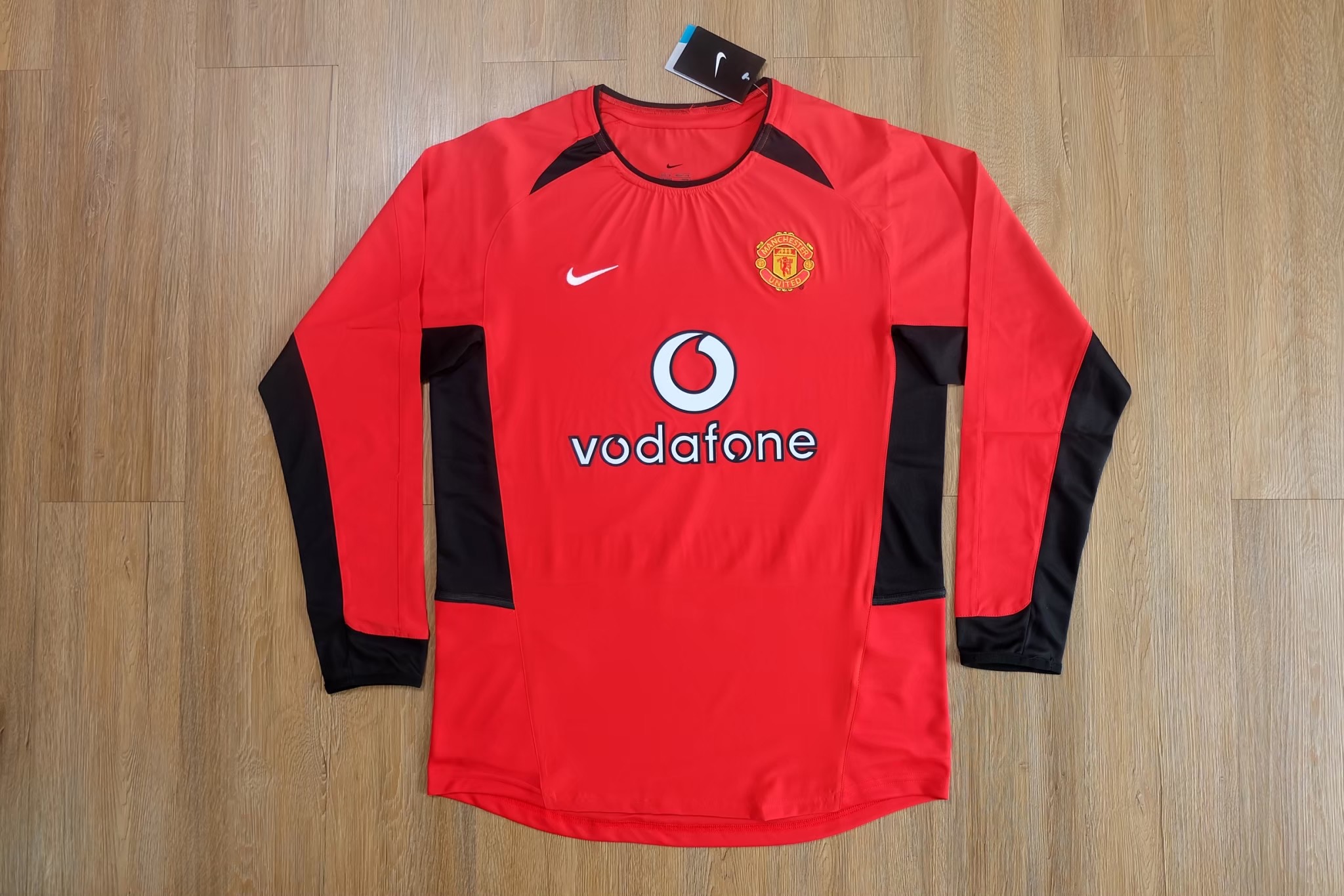 Retro เสื้อฟุตบอลเเมนยู แขนยาว 2002-04