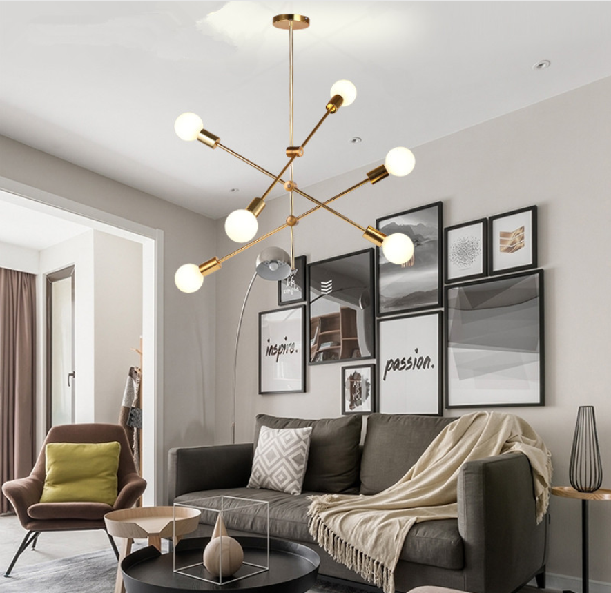 โคมไฟห้อยเพดาน Nordic luxury modern