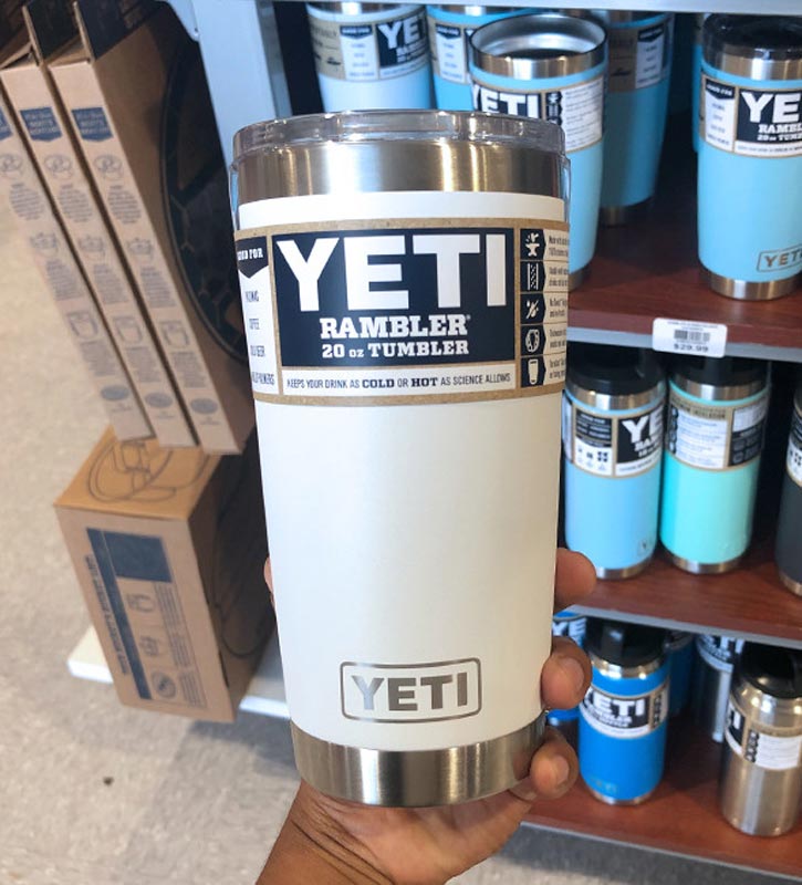 แก้ว YETI พิมพ์โลโก้บนแก้ว YETI 20 Oz. พิมพ์ 1 ใบ