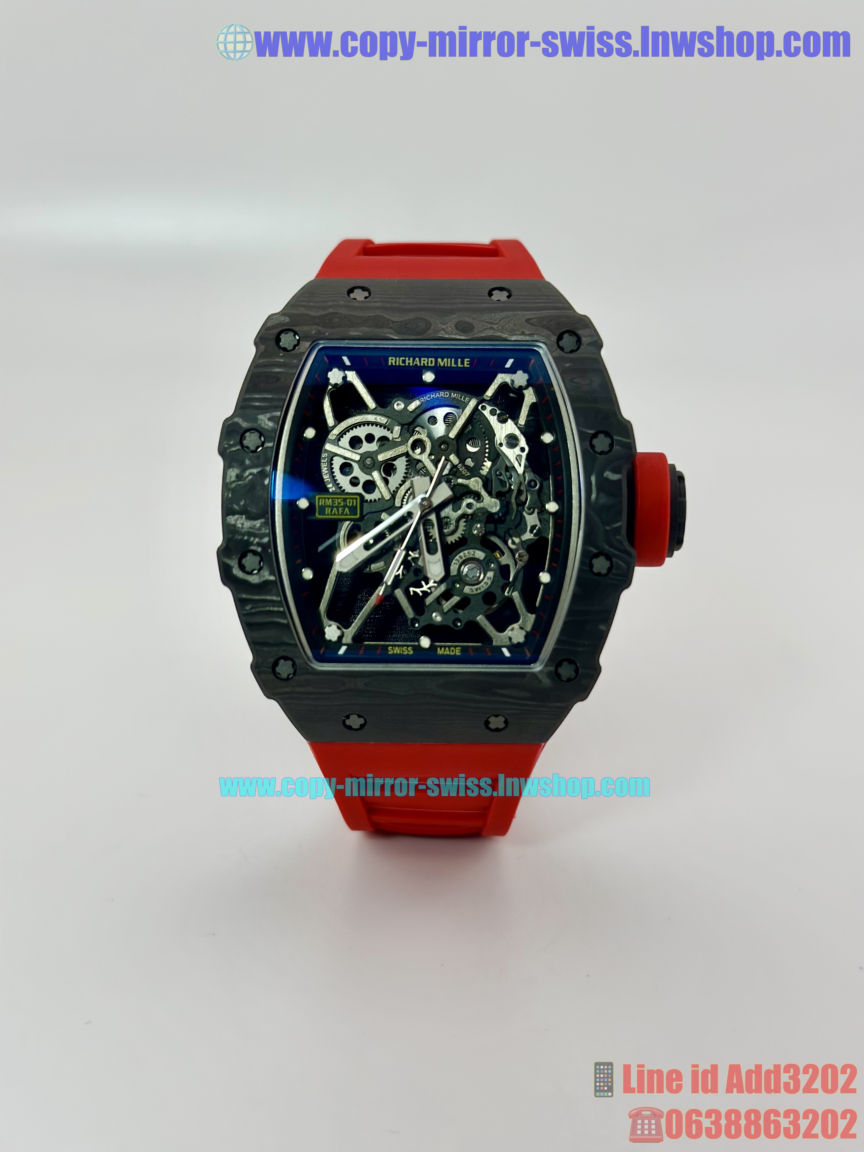 Richard Mille RM35-01 Black Carbon ( Swiss BBR)