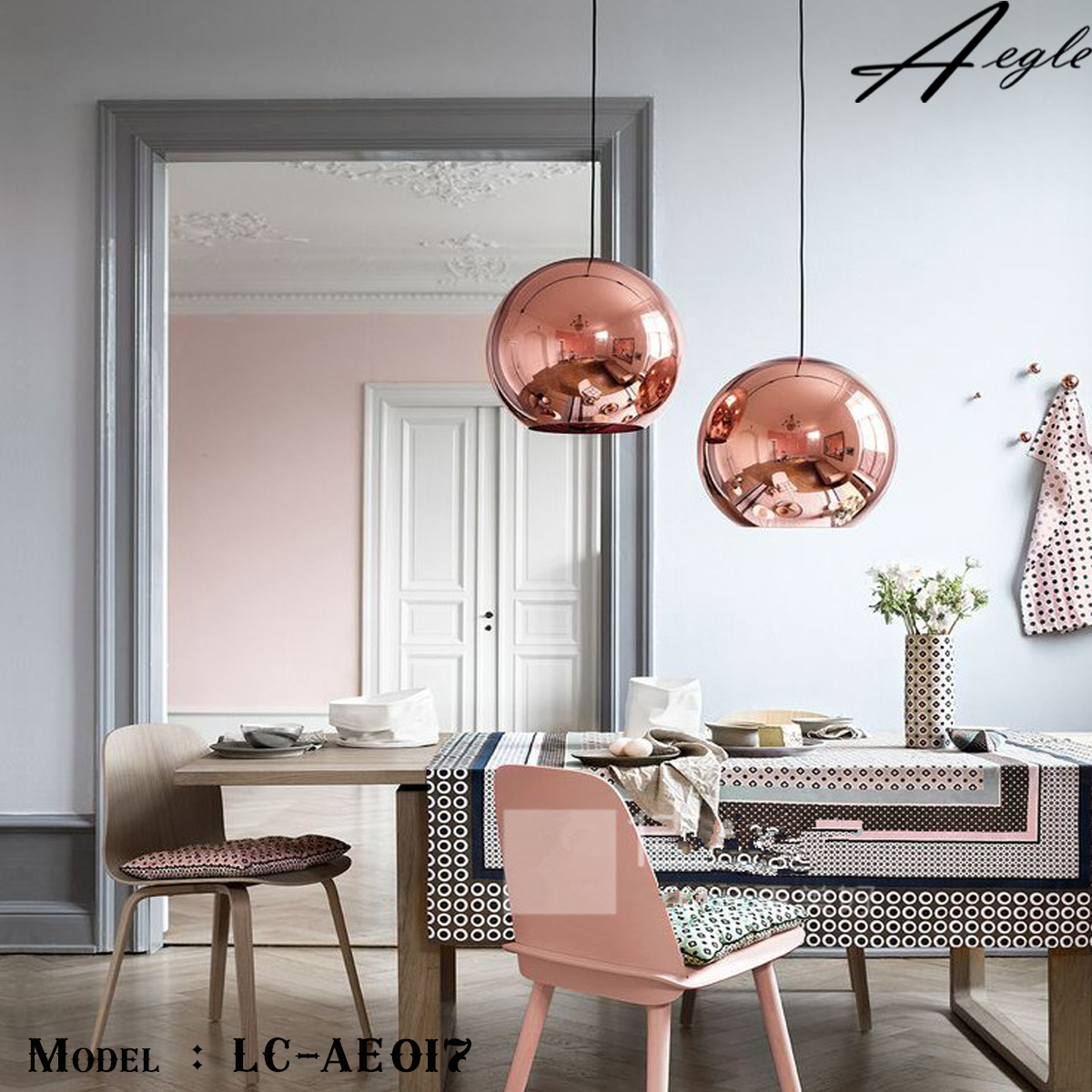 โคมไฟห้อยเพดานทรงกลม Modern Luxury