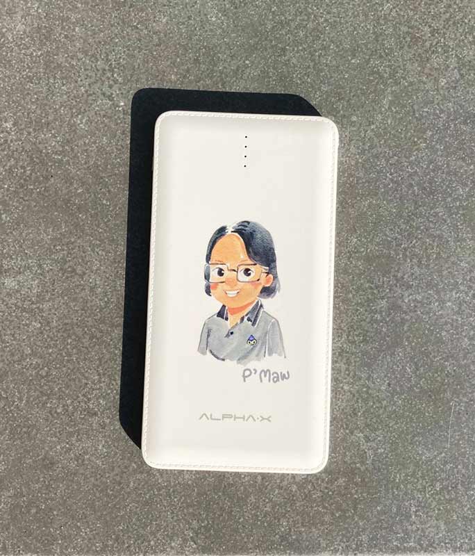 Power Bank แบตสำรอง รูปคู่ ของขวัญวันเกิด วันครบรอบ วันจบการศึกษา
