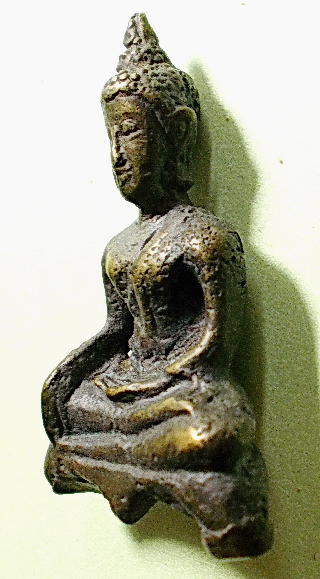 พระเชียงแสนสิงห์สาม เนื้อสัมฤทธิ์ ขนาดห้อยบูชา #lnw461