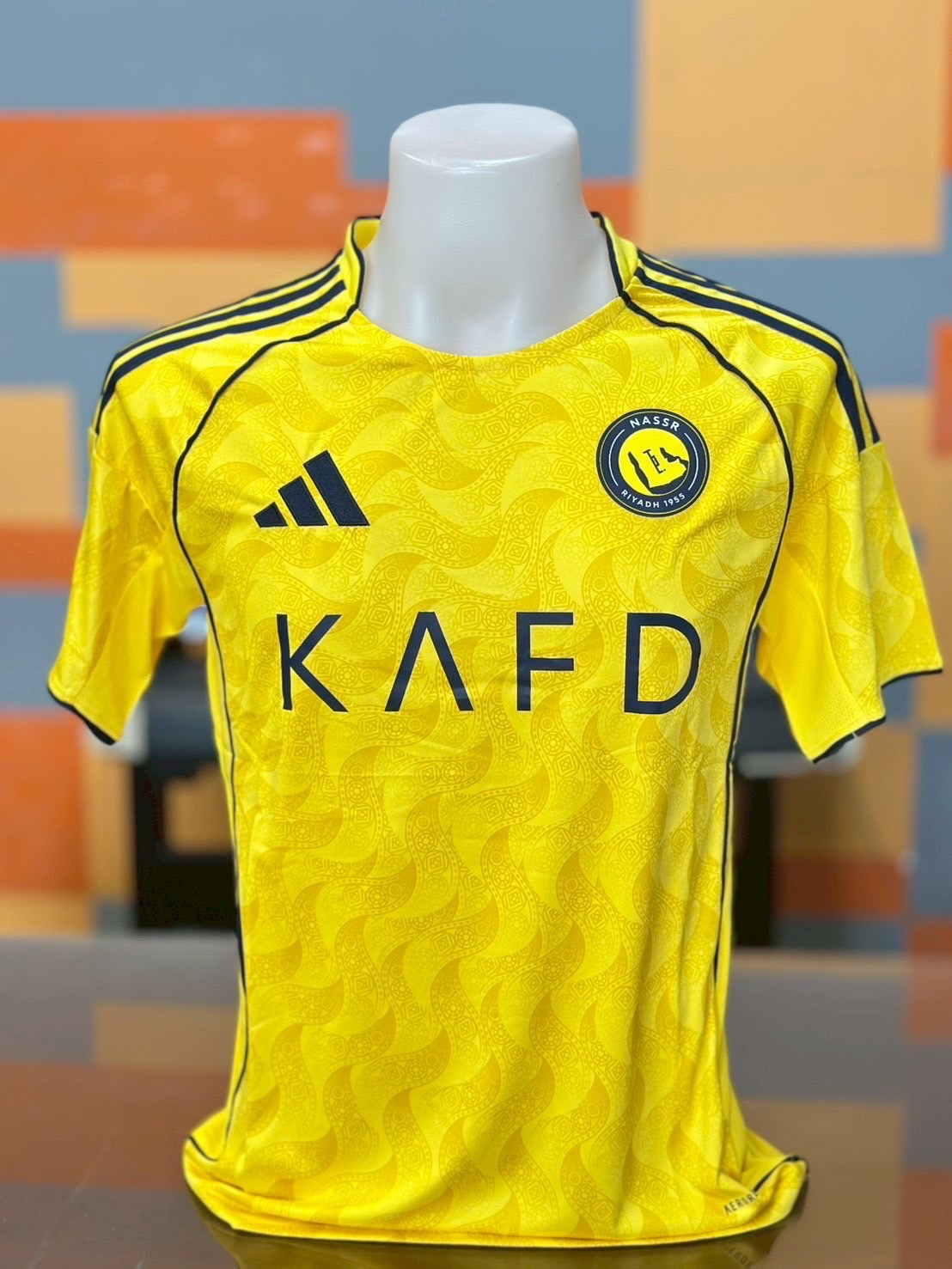 มาใหม่เสื้อฟุตบอล ฮัล นาสเซอร์ สีเหลือง เกรดแฟนบอล 2025