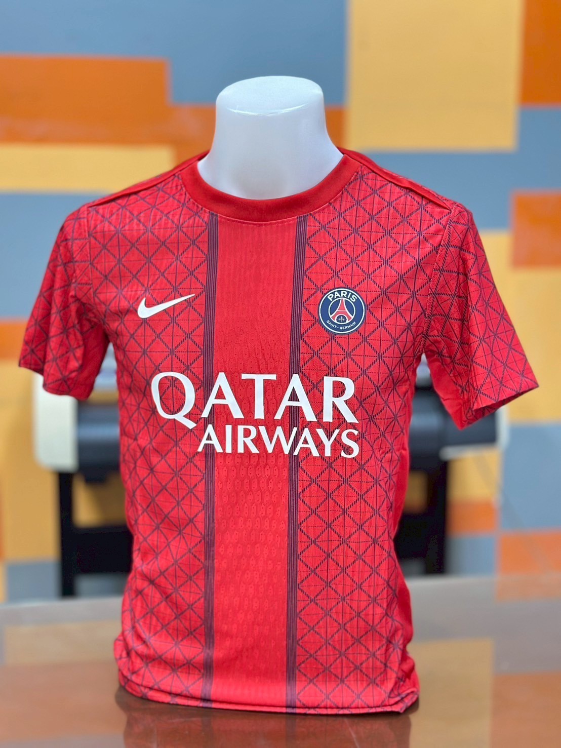 เสื้อฟุตบอลเปเอซเซ เยือน สีเเดง Player Edition เกรดนักเตะ 2025