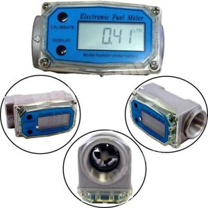 เครื่องวัดอัตราการไหลเชื้อเพลิง (Diesel Fuel Flow Meter) สินค้า OEM สำหรับท่อ 1"