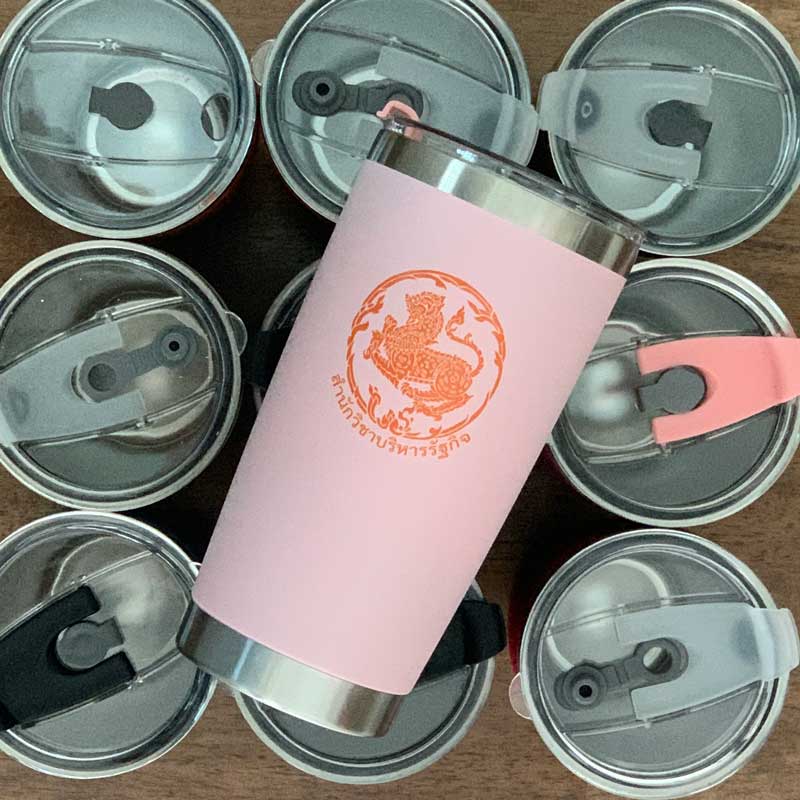 แก้วน้ำ Tumbler 20 Oz เก็บความเย็นพิมพ์สัญลักษณ์ โลโก้