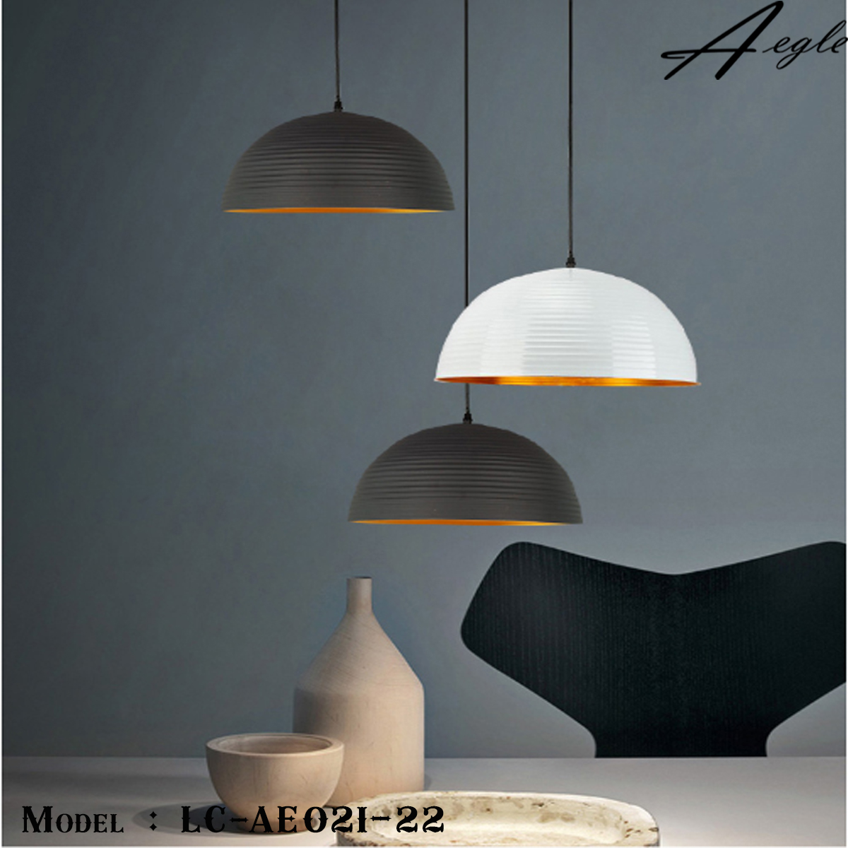 โคมไฟห้อยเพดาน American modern country pot