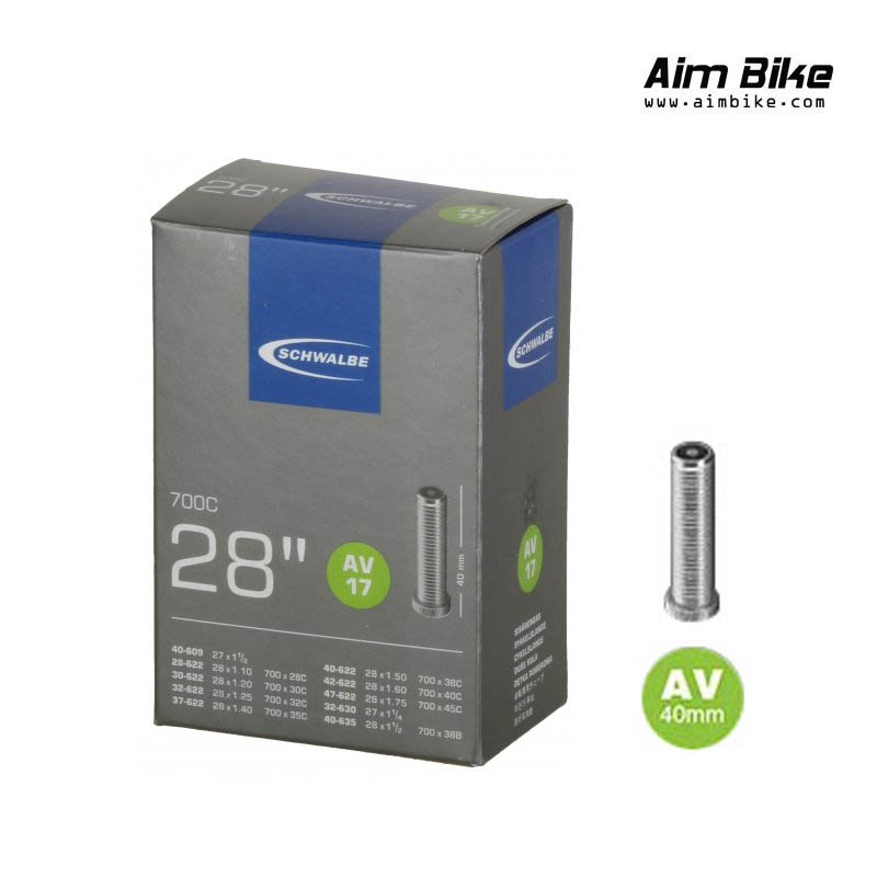 ยางในจักรยาน Schwalbe รุ่น AV17 ขนาด 700x28/45