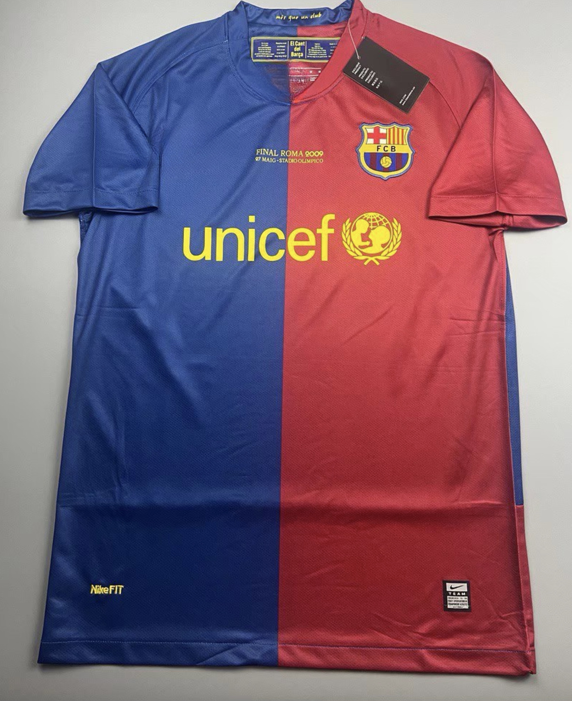 Retro เสื้อบอล ย้อนยุค บาร์เซโลน่า 2008 เหย้า Retro Barcelona Home 2008-09 เรโทร คลาสสิค