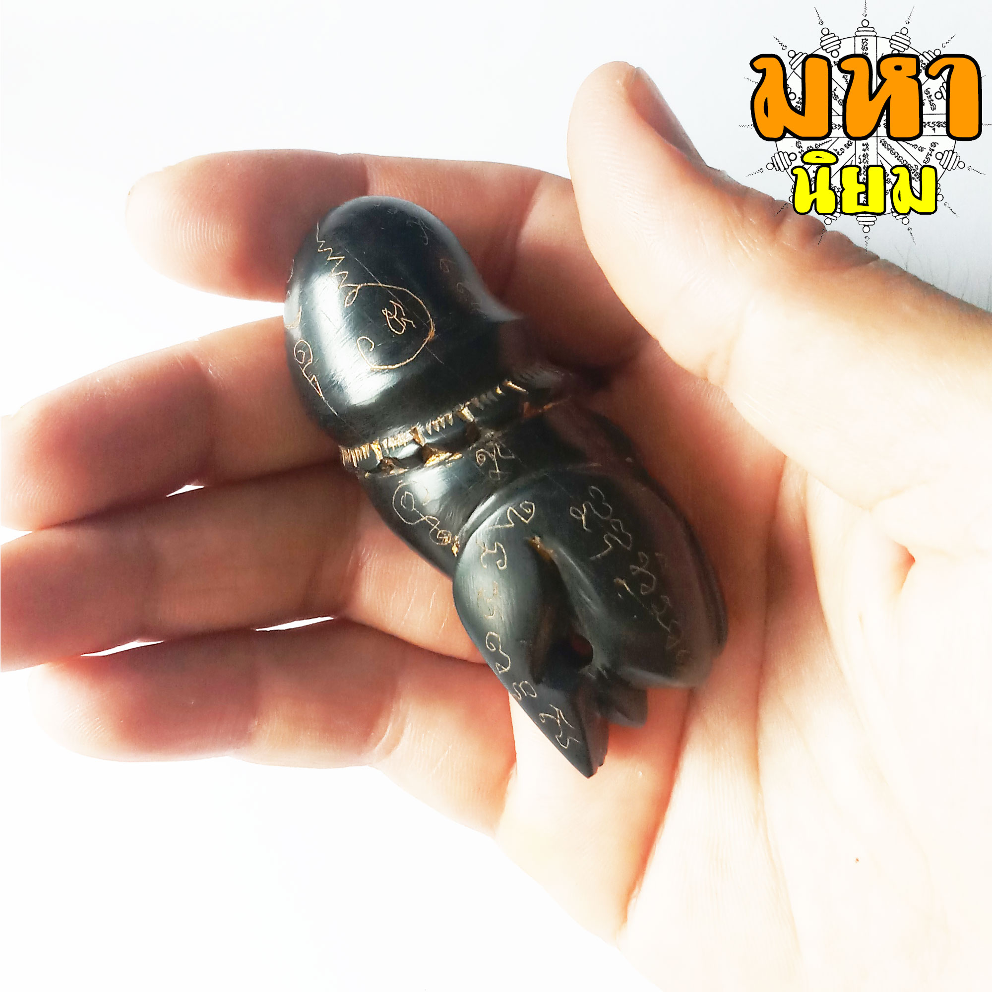 ปลัดขิก หลวงพ่อฟัก ลงจาร ฝังตะกรุด (เขย่าแล้วมีเสียงข้างใน) วัดนิคมประชาสรรค์ จ.ประจวบคีรีขันธ์