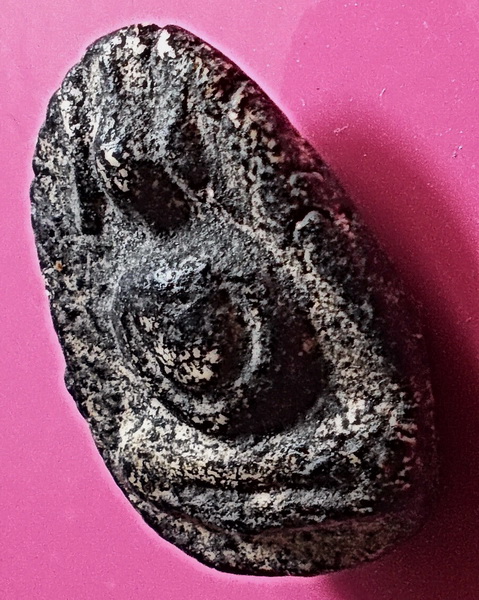 พระลึกลับ พระผงกลีบบัวสมาธิเก่าไม่ทราบที่