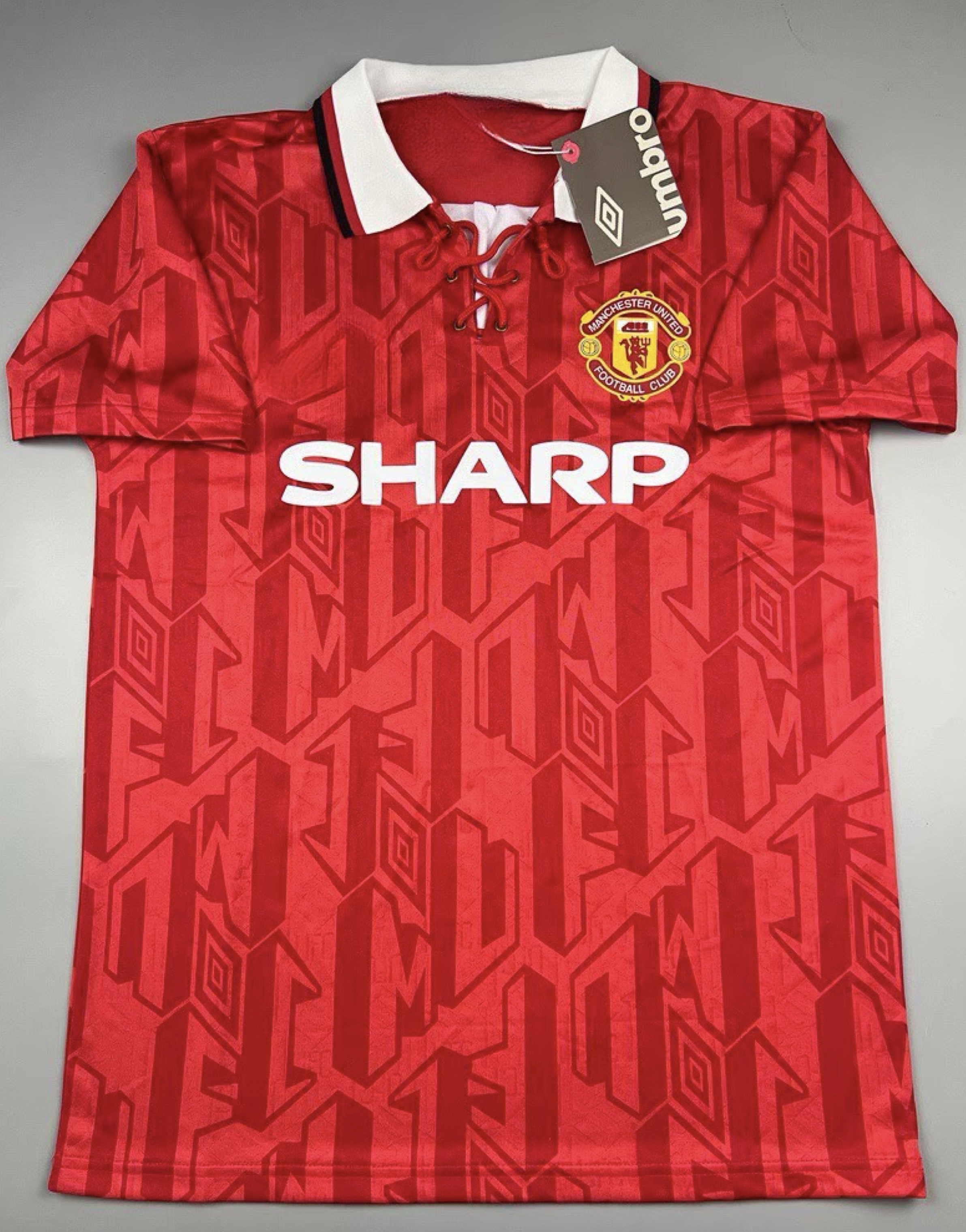 RETRO เสื้อฟุตบอลย้อนยุค แมนยู Home เหย้า 1992/94