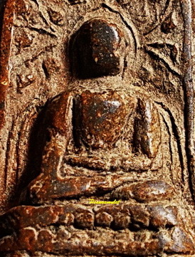 พระคงทรงพระบาง เนื้อดิน ลำพูน