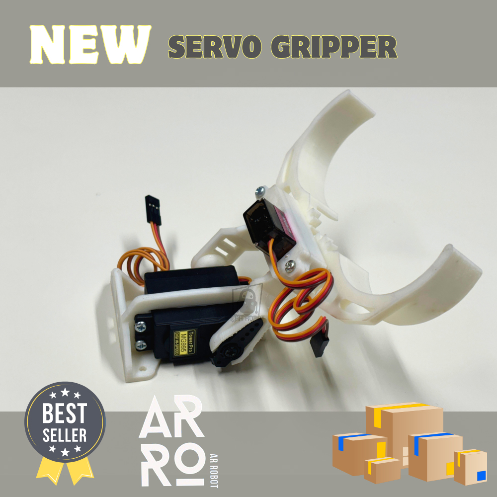 มือจับเซอร์โว Mg90s + MG996-995 มือจับกริปเปอร์ 3D เชอร์โวใหญ่ตัวยก Servo Grirpper