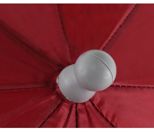 ร่มตอนเดียว 16 นิ้ว สีแดง