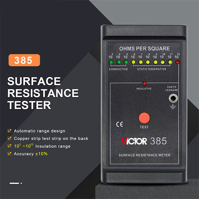 เครื่องวัดความต้านทานผิว (Surface Resistance Meter) รุ่น VC385 ยี่ห้อ victor