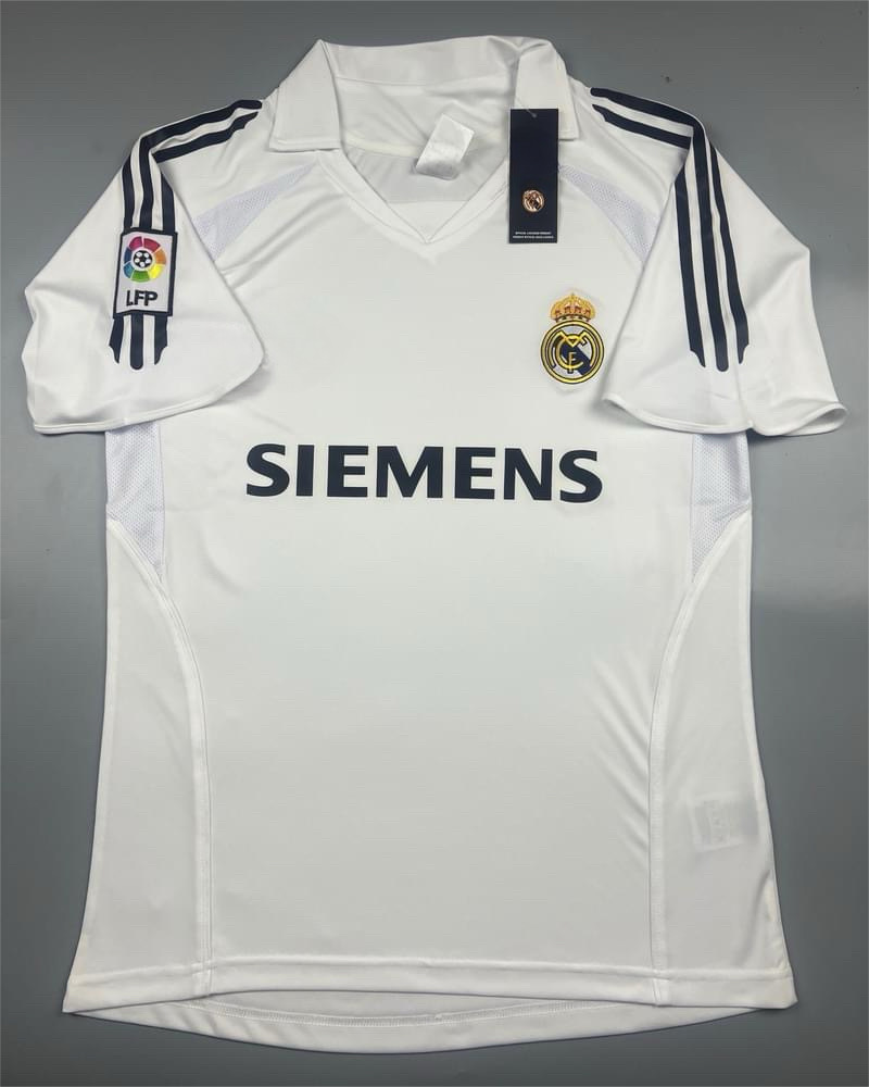 เสื้อบอลย้อนยุค รีล มาดริด 2005 เหย้า Retro Real Madrid Home เรโทร คลาสสิค 2005-06