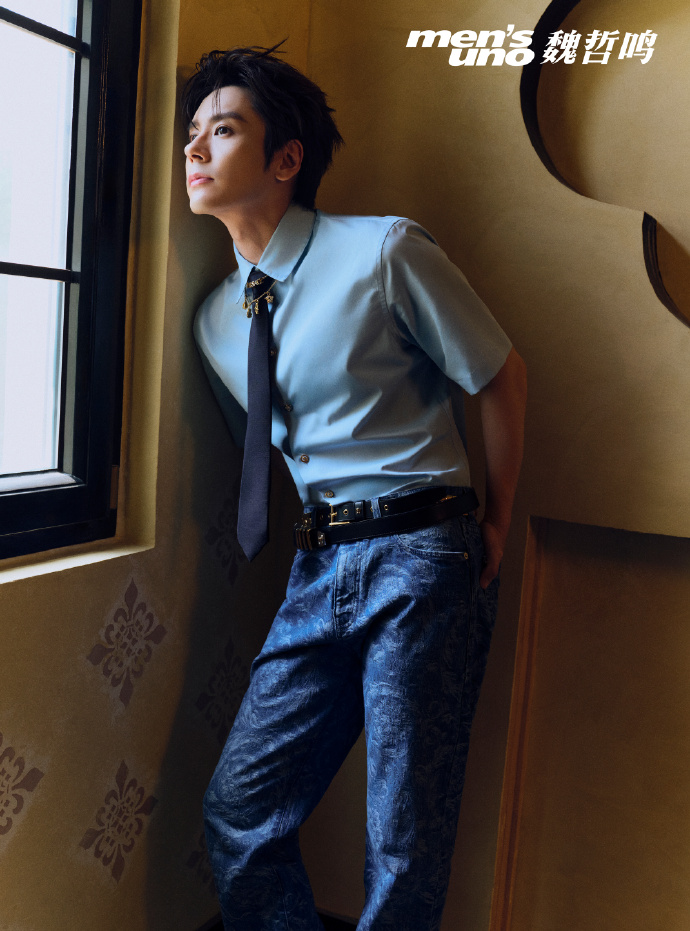 Pre - นิตยสาร Men’s Uno เว่ยเจ๋อหมิง WeiZheming 魏哲鸣 2025+ โปสเตอร์พับ