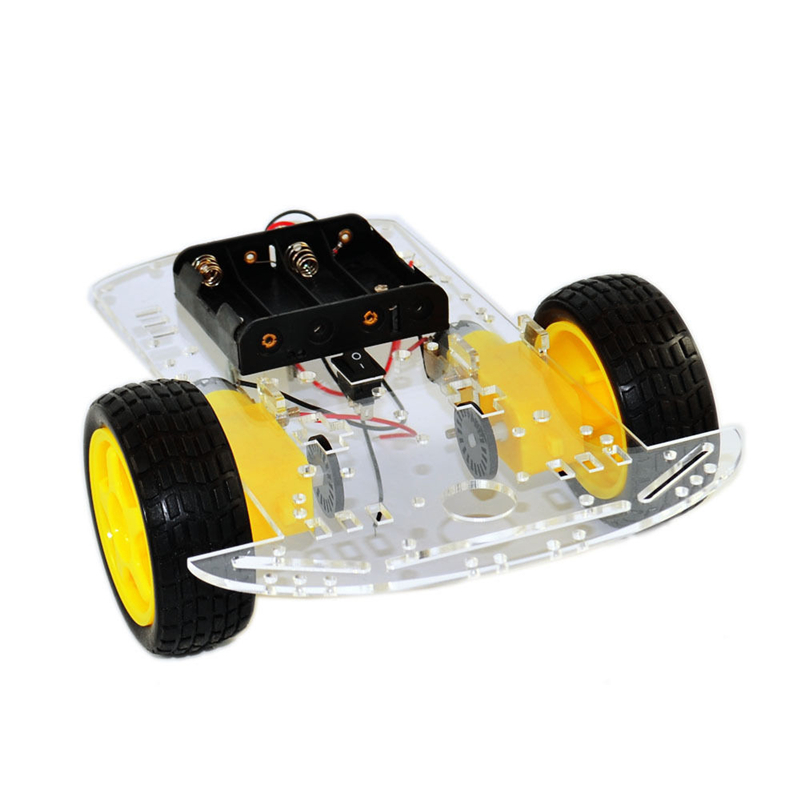 หุ่นยนต์ Smart car 2WD Robot Car Chassis With 2 Motors Magician Robotics Platform for Arduino