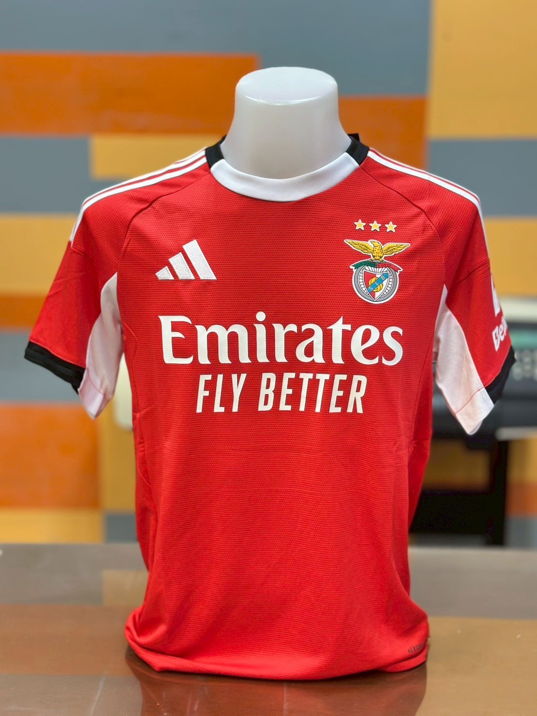 เสื้อฟุตบอลเบนฟิกา เหย้า สีเเดง Fans Edition เกรดแฟนบอล 2025