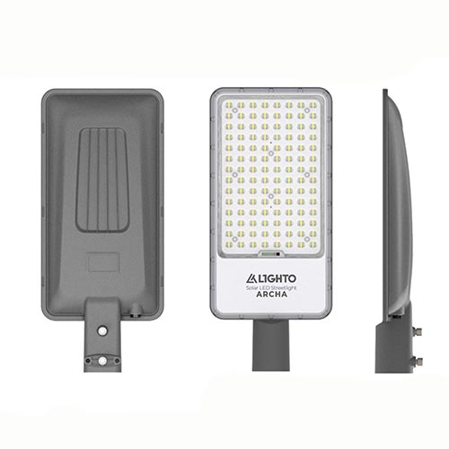โคมไฟถนนโซล่าเซลล์ 300W LIGHTO ARCHA