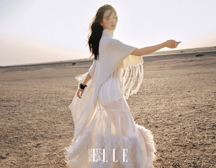 Pre - นิตยสาร SuperELLE เฉินตูหลิง ChenDuling 2025+การ์ด+โพลารอยด์