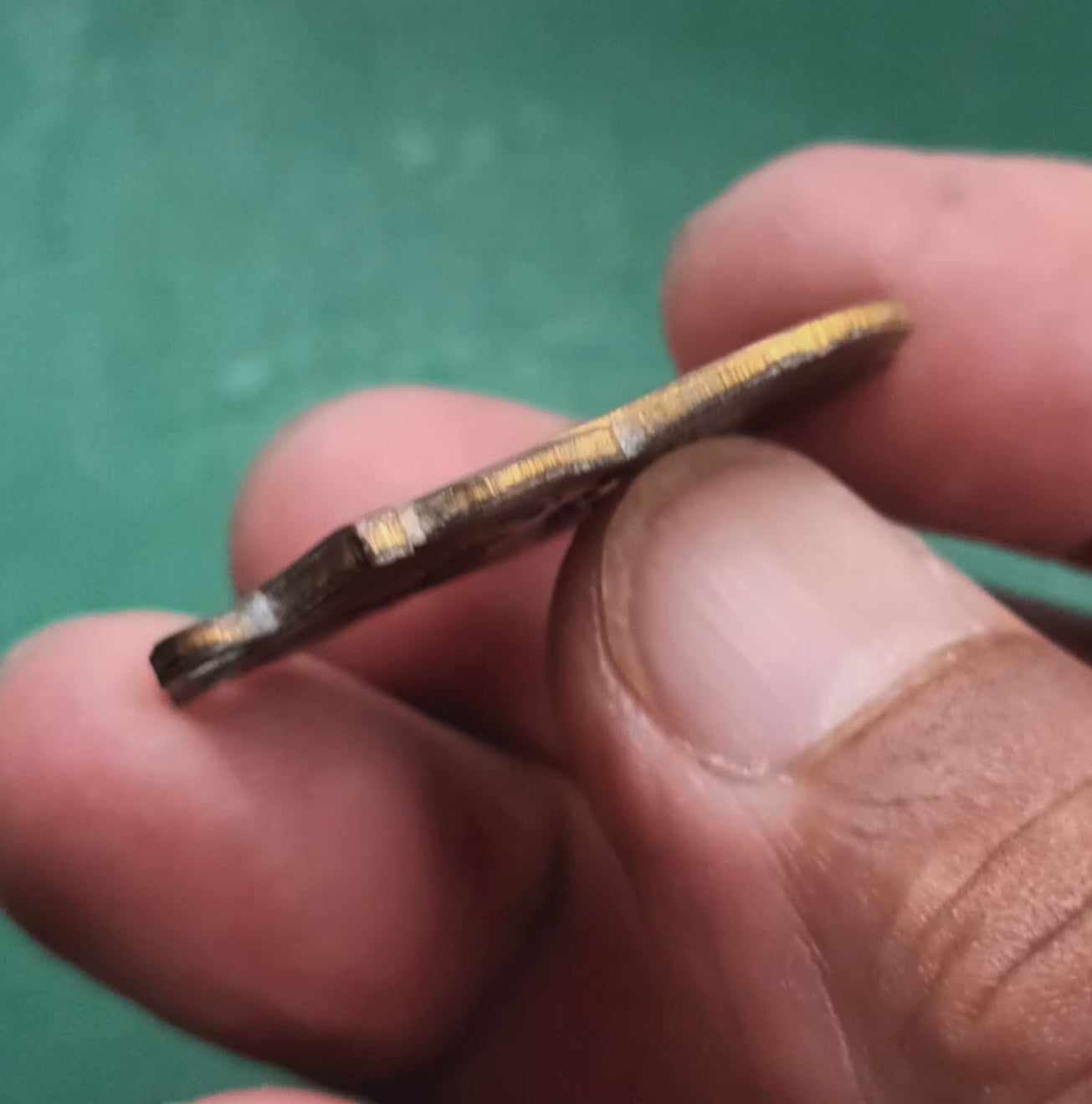 เหรียญเสมาองค์พระปฐมเจดีย์ รุ่นแรก ปี 2465เนื้อทองแดงผิวไฟ