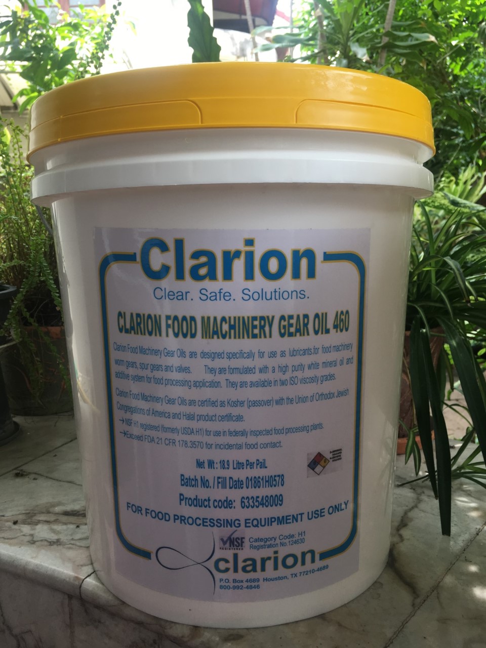 Clarion Food Machinery Gear Oil