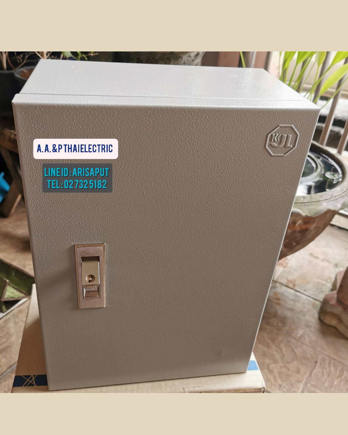 KBSN ตู้ไฟสวิทช์บอร์ดไซส์มาตรฐาน แบบกันน้ำไม่มีหลังคา