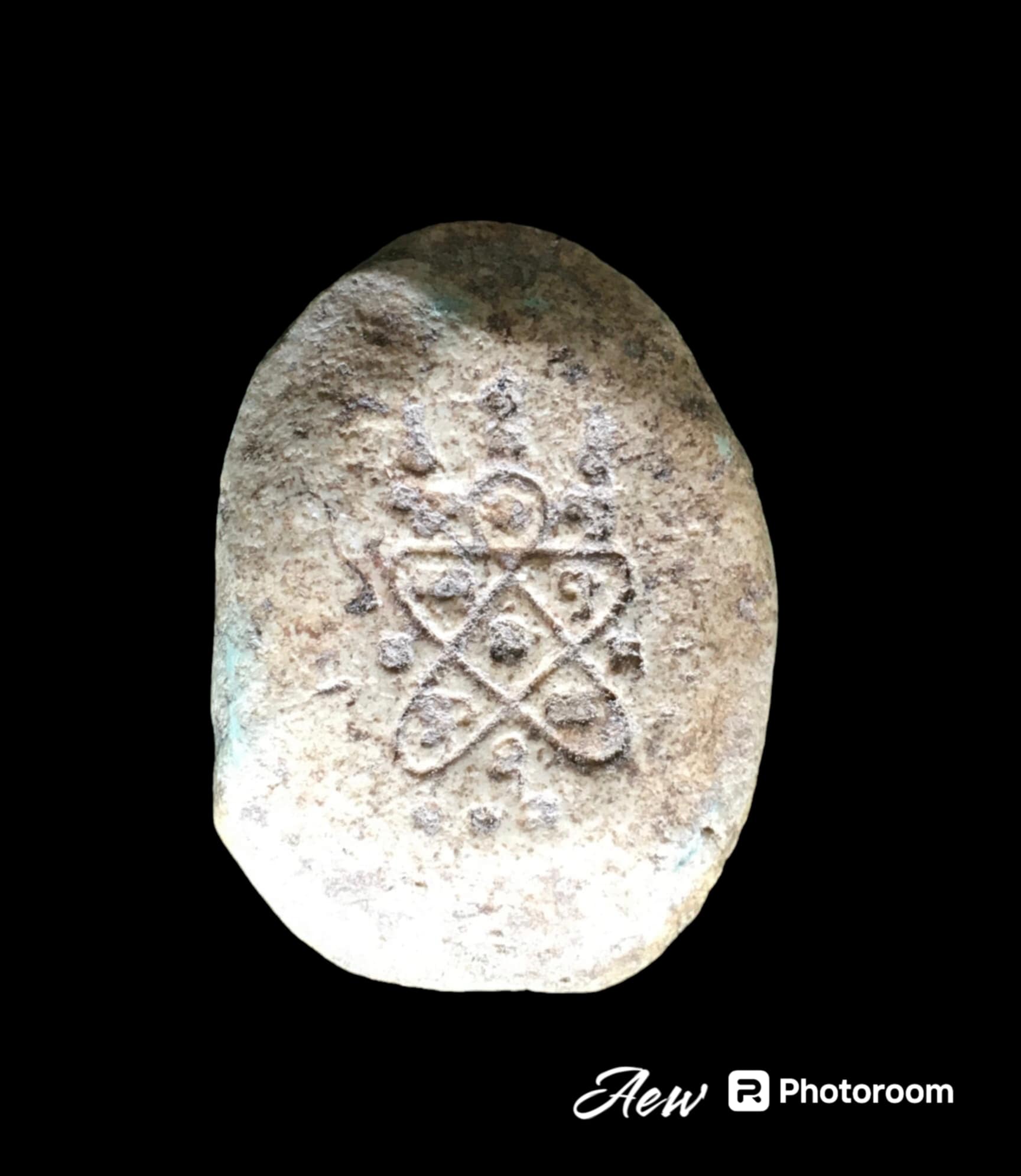 พระผงขุนแผนหลวงปู่ทิม วัดละหารไร่ ระยอง ปี2505 พิมพ์ใบเสมาหลังยันต์5