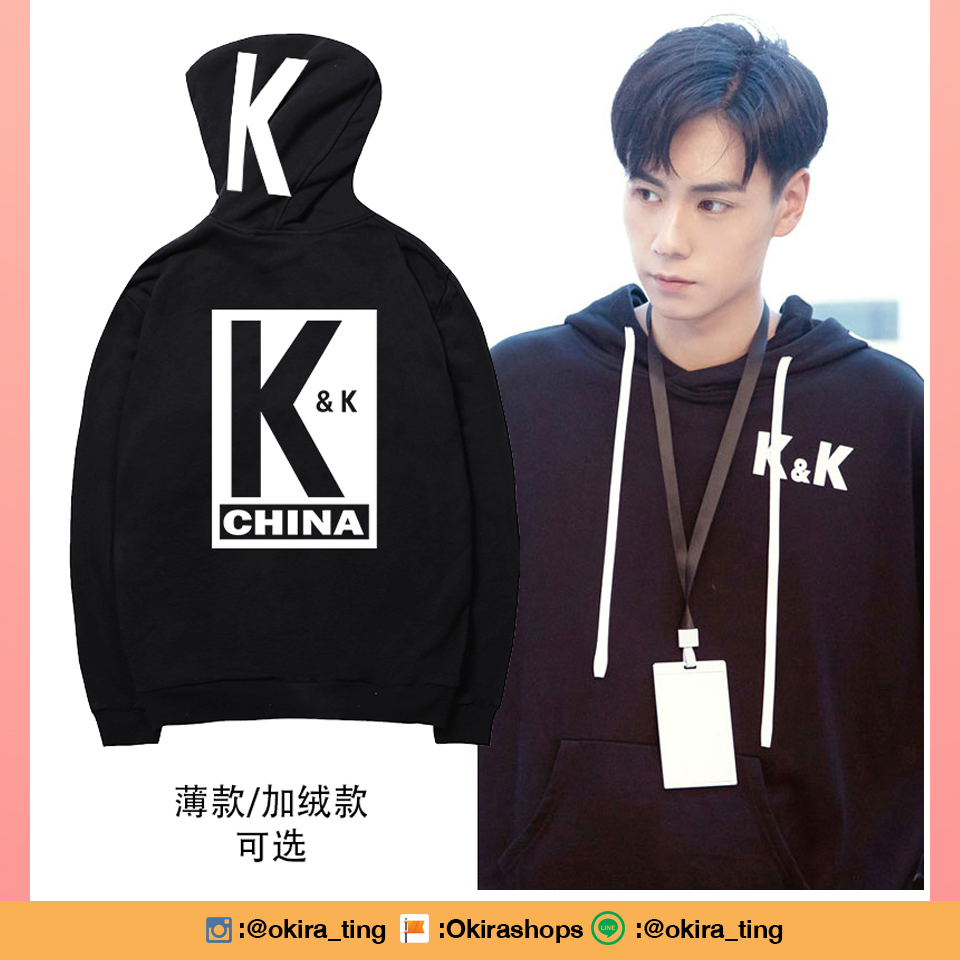 Pre - เสื้อทีม KK คล้าย HUYITIAN เสื้อฮู้ด GoGoSquid 2 เสื้อสเวตเตอร์ผู้ชาย(ไม่ใช่สินค้าอฟช.)