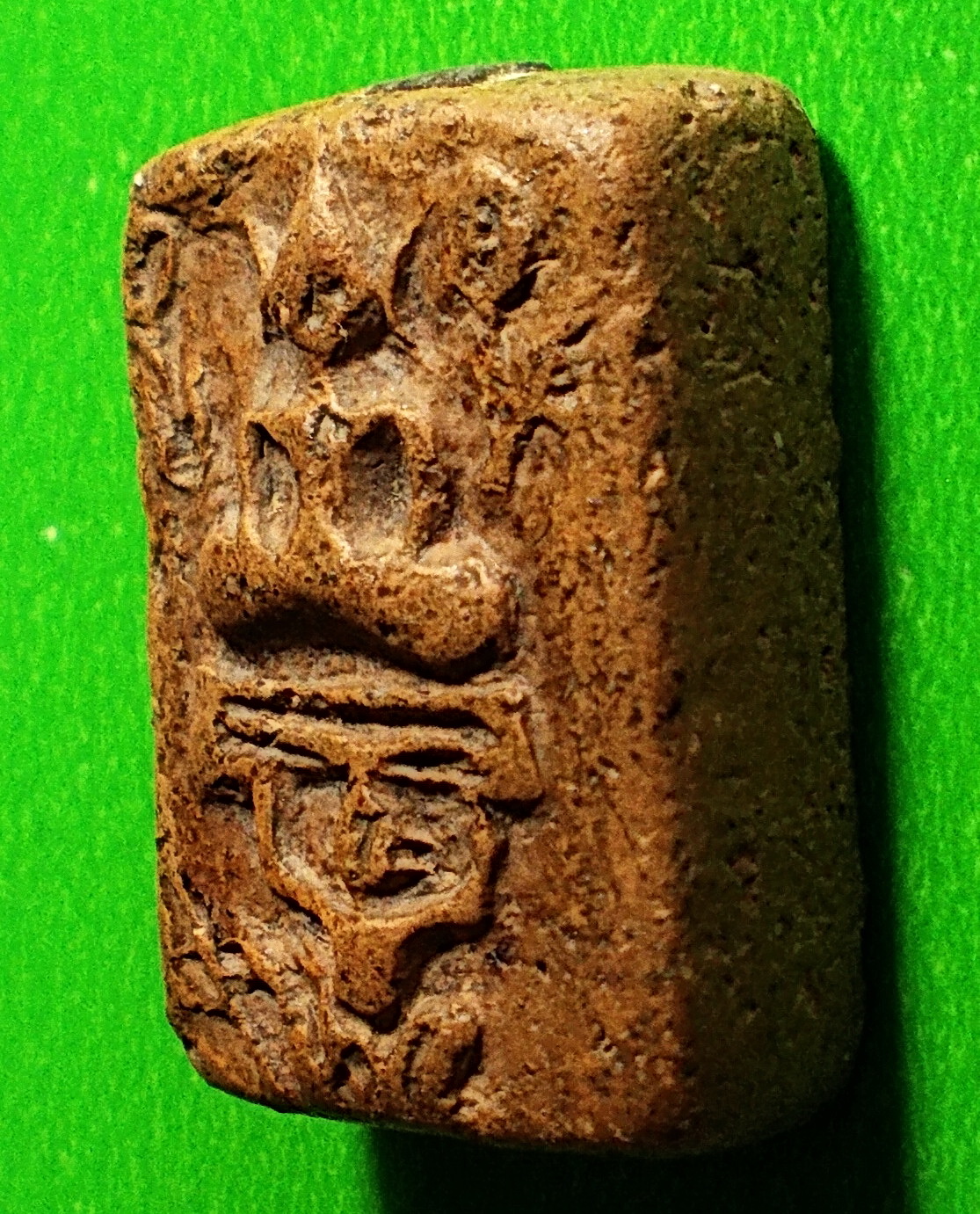 พระลพ.ปาน วัดบางนมโค พิมพ์หนุมานแบกแท่น อุดผง #lnw112