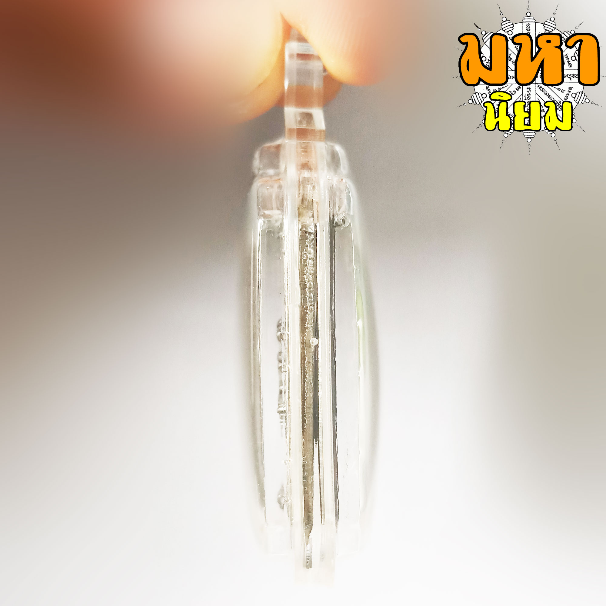 เหรียญพิมพ์แปดเหลี่ยม สิงห์มงคลคู่ เนื้อนวโลหะ หลวงพ่อพัฒน์ ปุญฺญกาโม วัดห้วยด้วน จ.นครสวรรค์