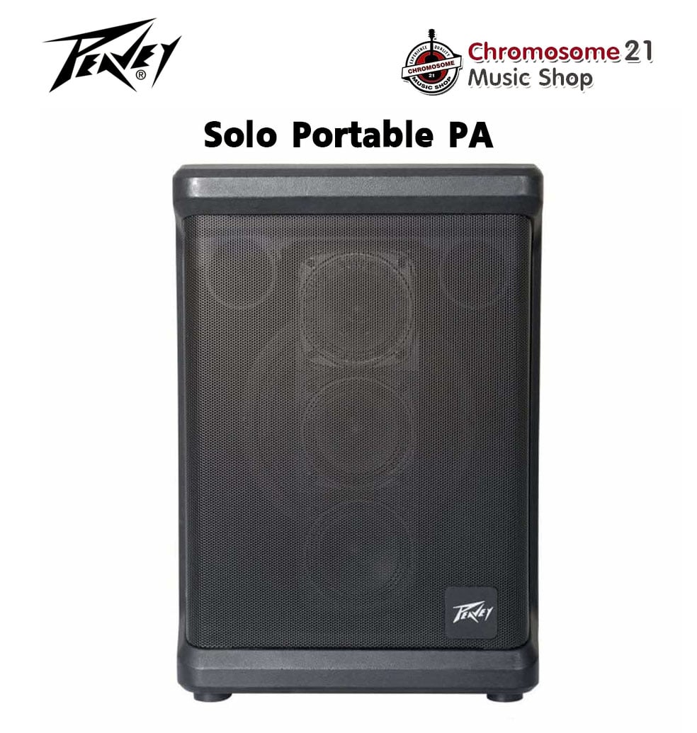 ลำโพงพกพาพร้อมแบตเตอรี่ Peavey Solo Portable PA รองรับ Bluetooth