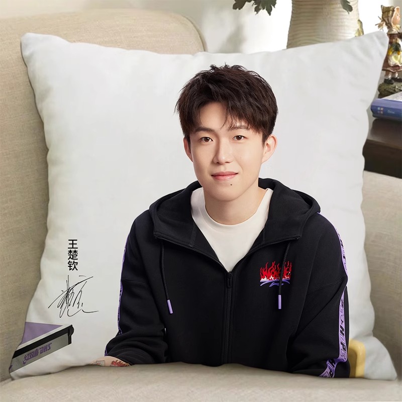 Pre - หมอนลายหวังฉู่ชิน WangChuqin 王楚钦 (ไม่ใช่สินค้าอฟช.) 40 cm