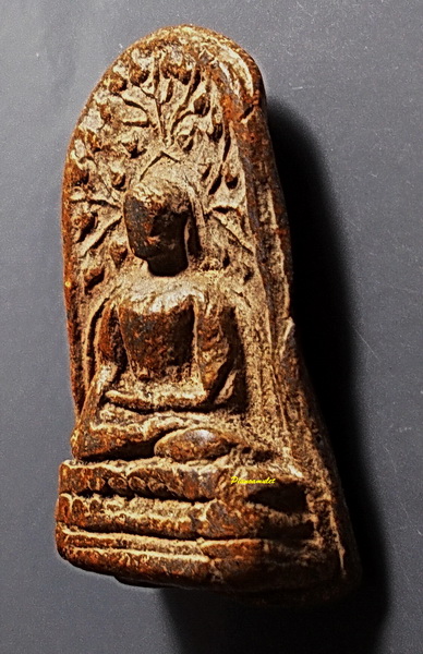 พระคงทรงพระบาง เนื้อดิน ลำพูน