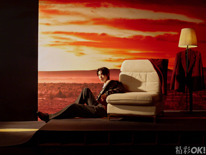 Pre - นิตยสาร 精彩OK! 赵磊 ZhaoLei จ้าวเหล่ย 2024+โฟโต้การ์ด 6 ใบ