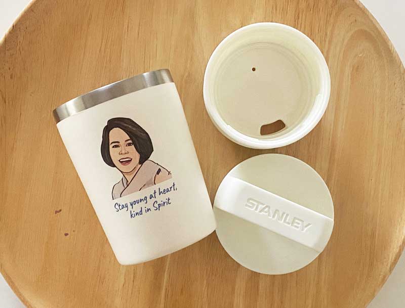 ชุดของขวัญ แก้ว กระบอกน้ำพิมพ์ลายผู้จัดการ ผู้บริหาร